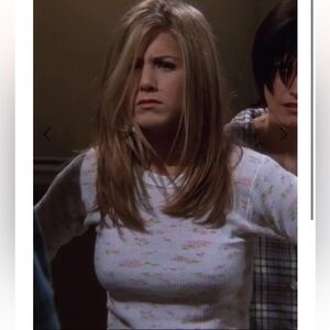 Vintage Floral Long Sleeve Thermal Top ALT ASO Rachel from Friends!